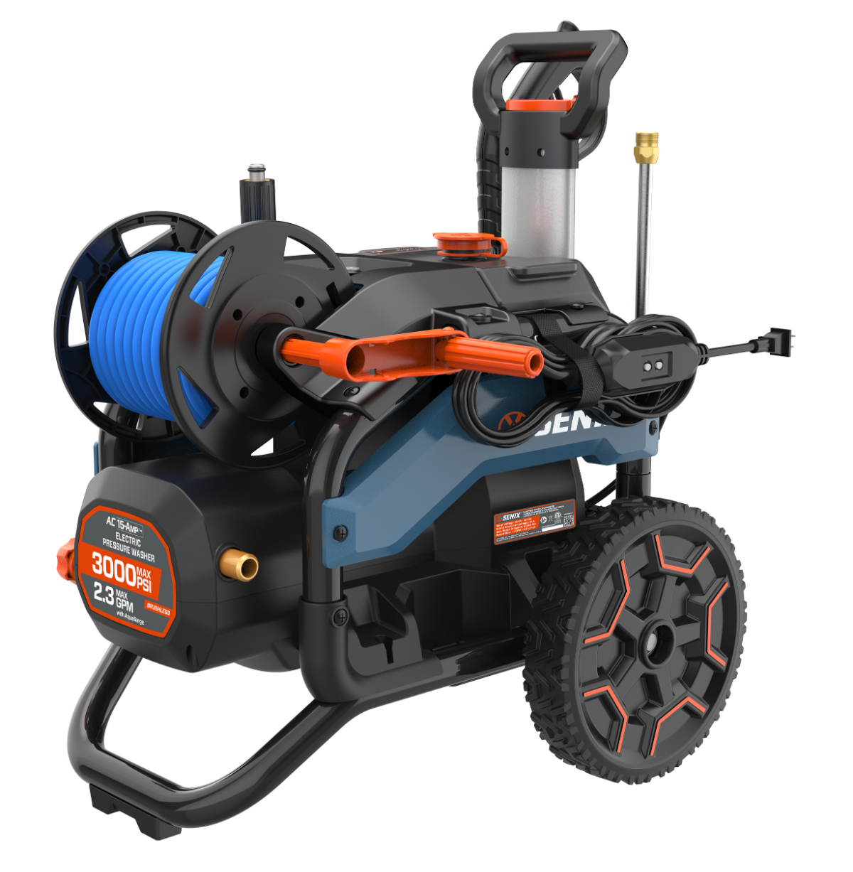 3000-PSI 2.3-GPM Cold Water Electric Pressure Washer
