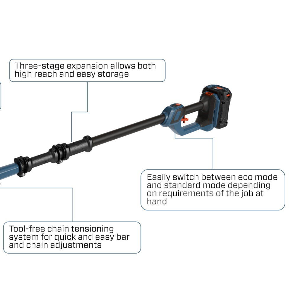 60V Brushless 25cm(10'') Pole Saw