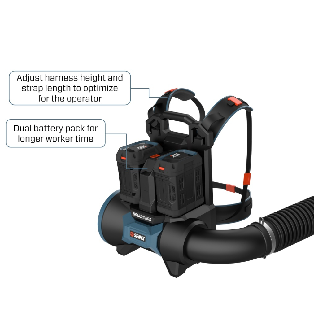 60V Brushless 1614m³/h(950 CFM) Blower