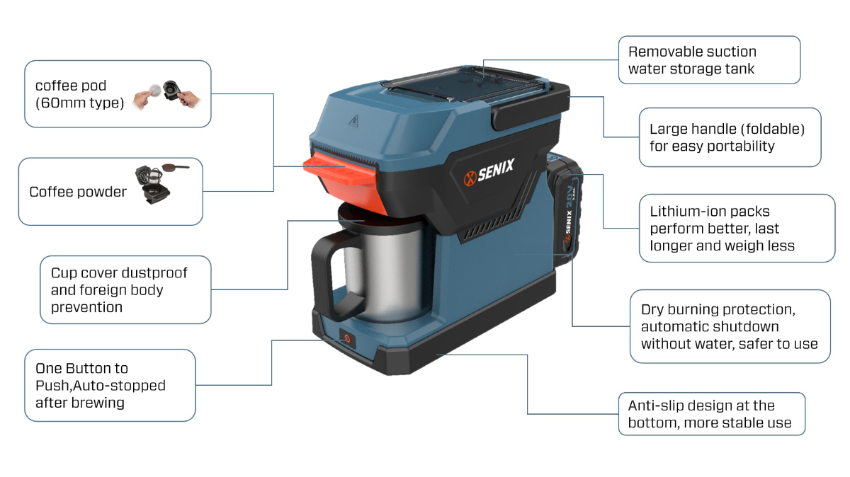 20V DC Coffee Maker