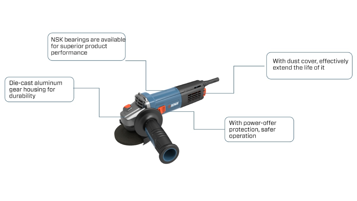 900W 125mm(5'') Angle Grinder