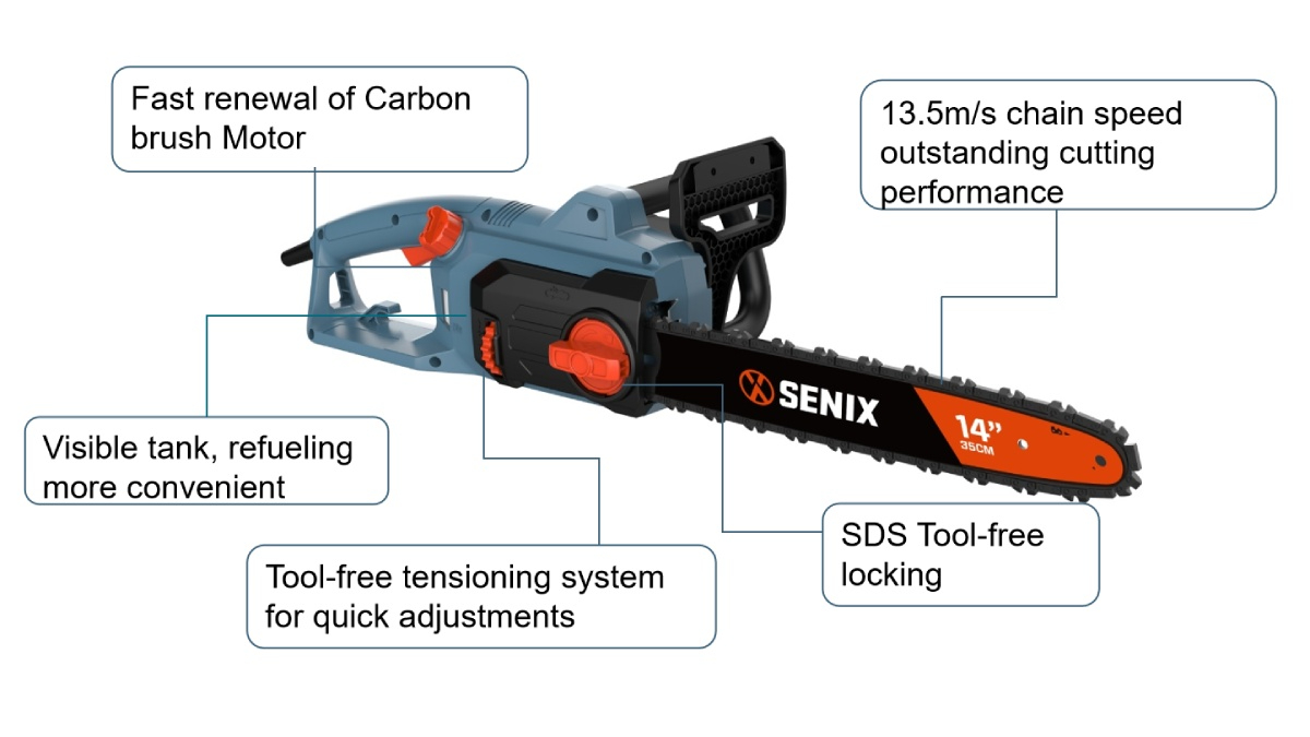 1800W 35cm(14'') Chain Saw