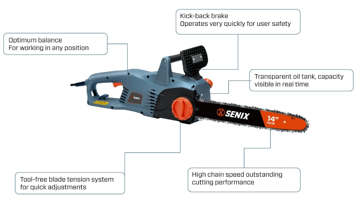 1800W 35cm(14'') Chain Saw