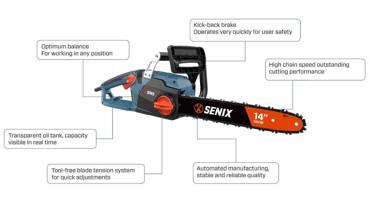 2000W 35cm(14'') Chain Saw