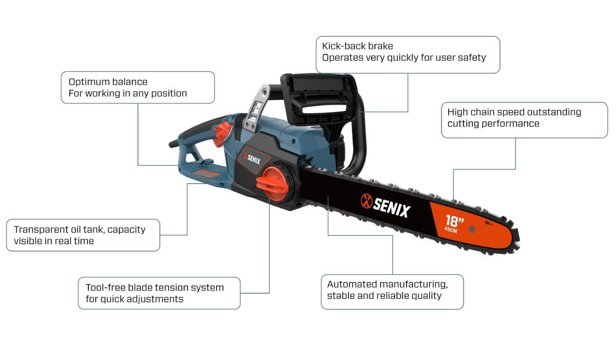2400W 45cm(18'') Chain Saw