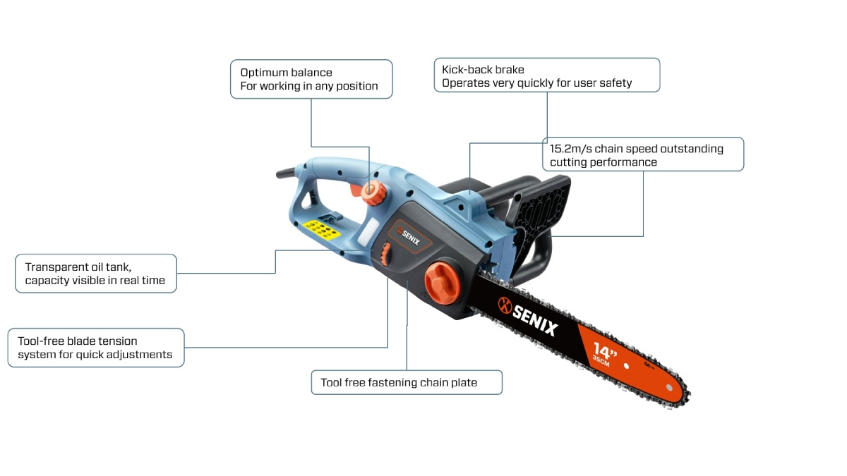 1800W 35cm(14'') Chain Saw