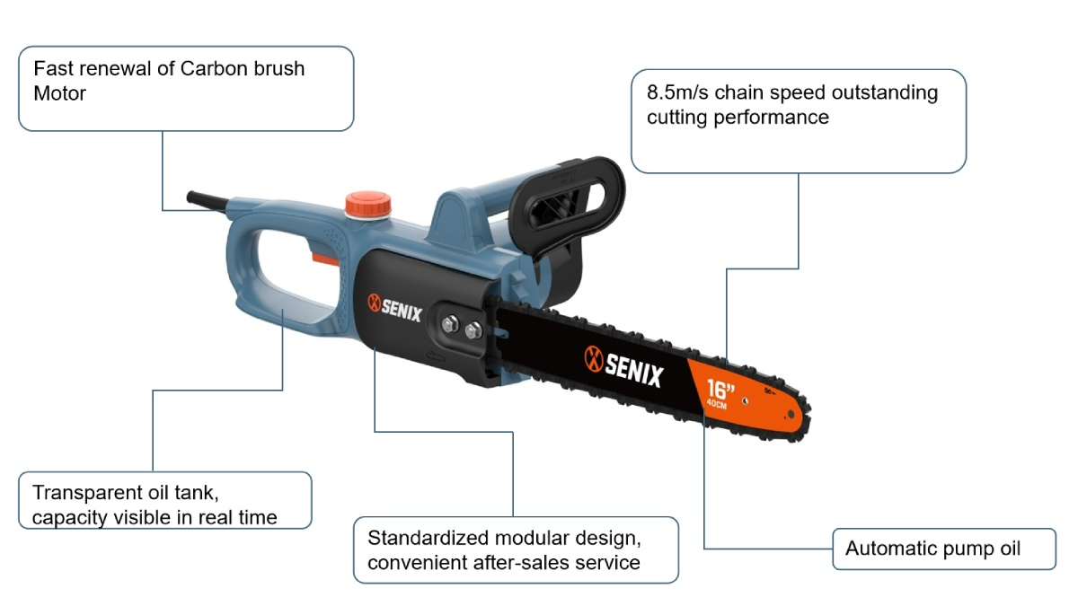 1400W 40cm(16'') Chain Saw