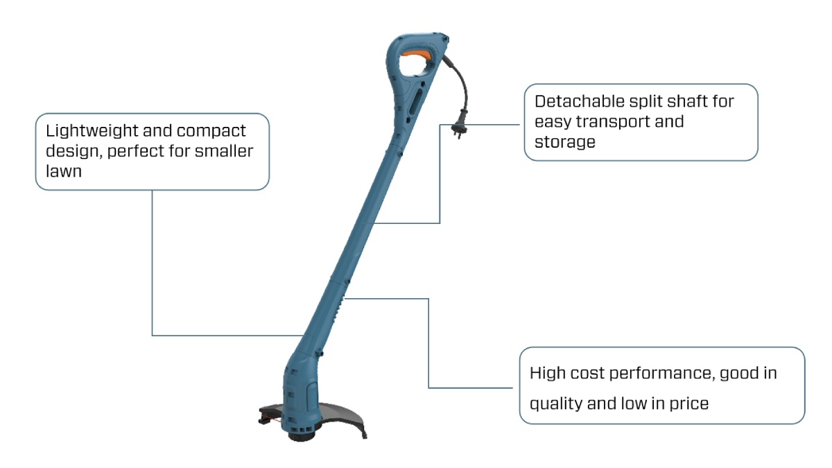 250W 25cm(9-13/16'') String Trimmer