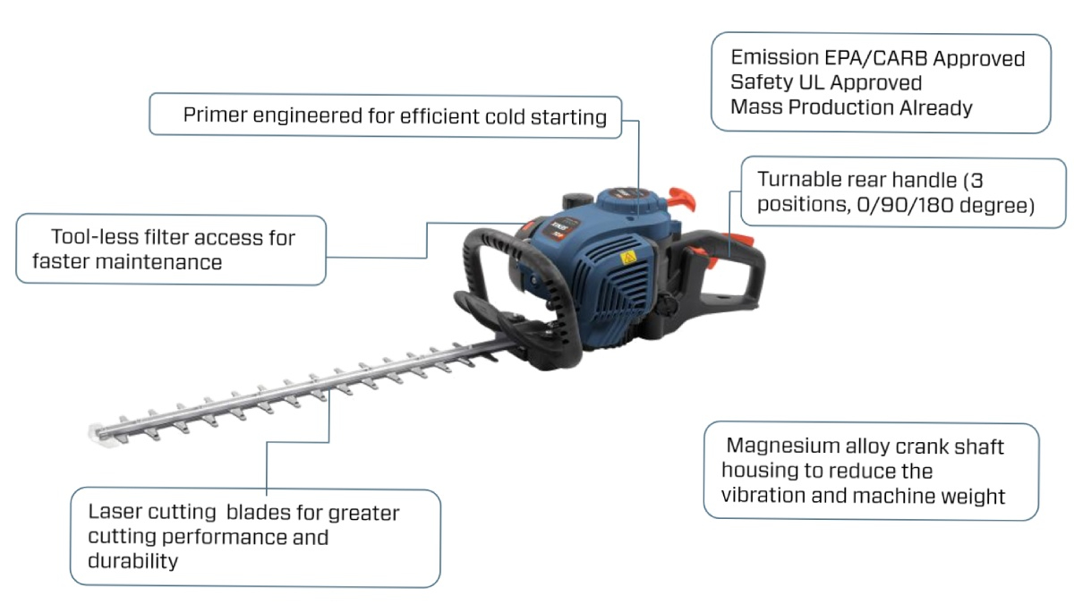 4QL® 26.5cc 4QL 480mm(18-7/8'') Hedge Trimmer