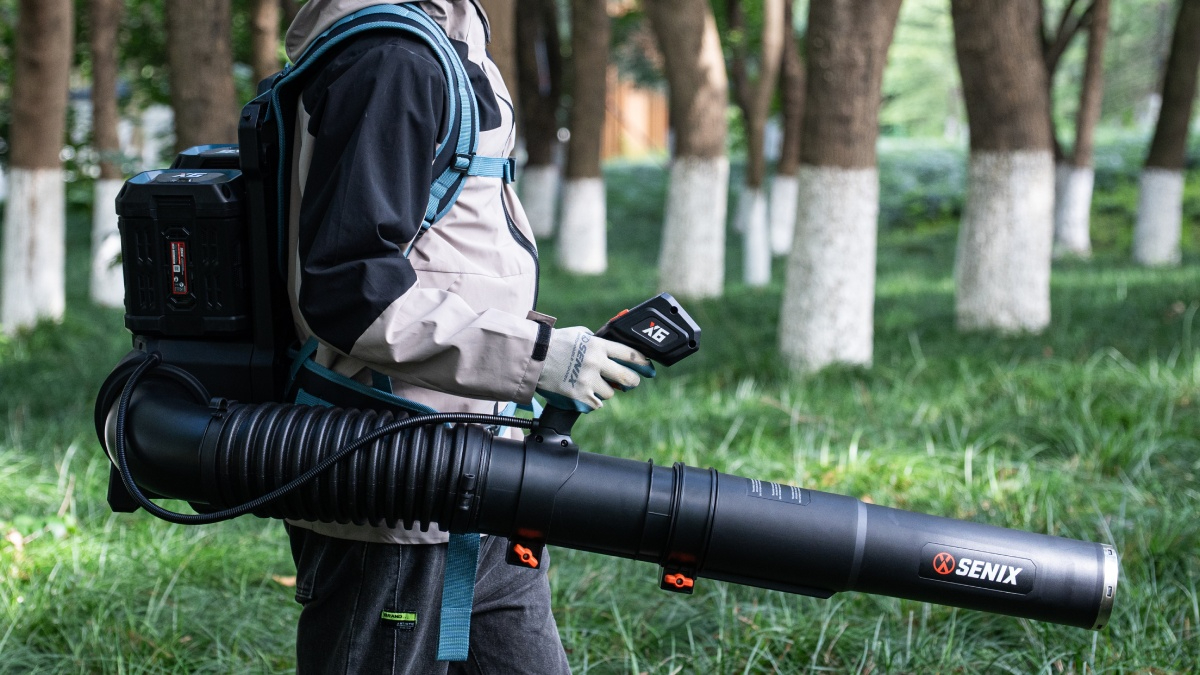 SENIX 60V backpack blower