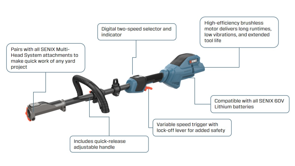 60V Brushless Power Head